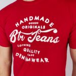 Battery T-Shirt Blu Jeans Logo