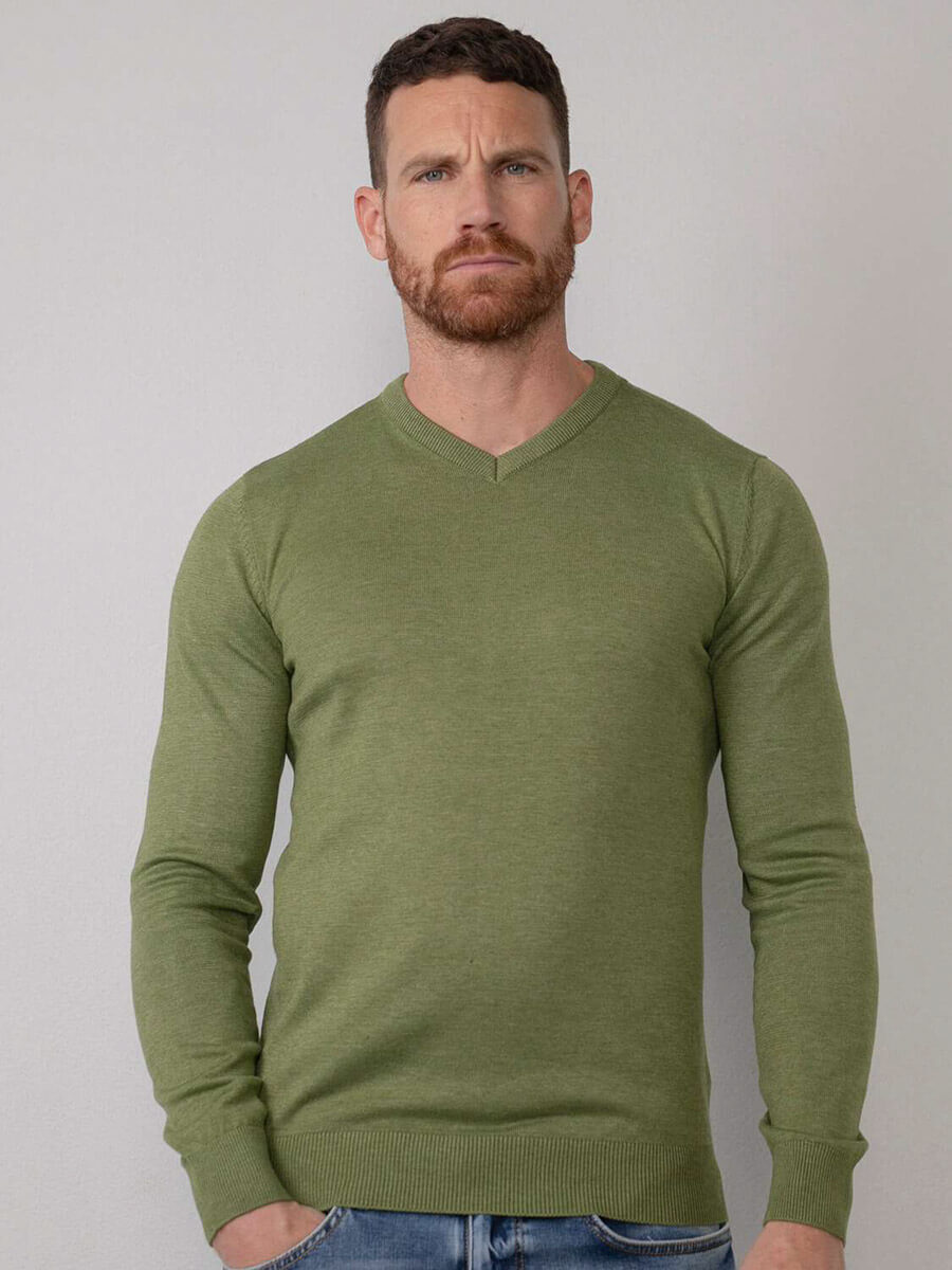 Petrol Industries V-Neck Sweater