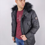 Inox Jackets Μπουφάν Μακρύ Με Κουκούλα