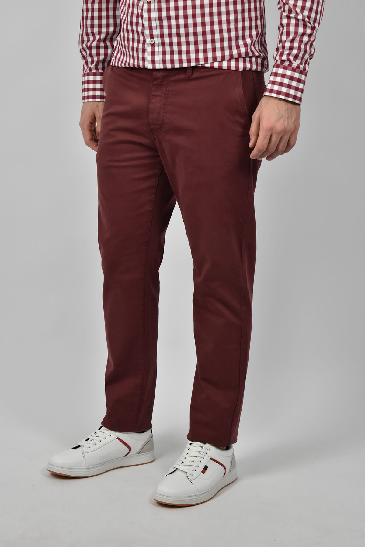 Red Wave Trousers Chinos Ares Skinny