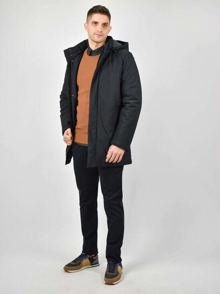 Urbane Fashion Μπουφάν - Σκούρο‌‌ μπλε - 8766