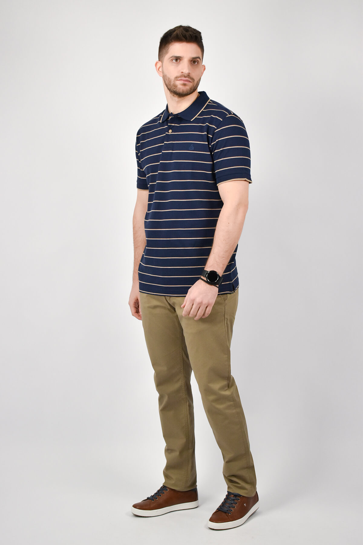 Visconti Μπλούζα Πόλο Με Ρίγες - Σκούρο‌‌ μπλε - 2708