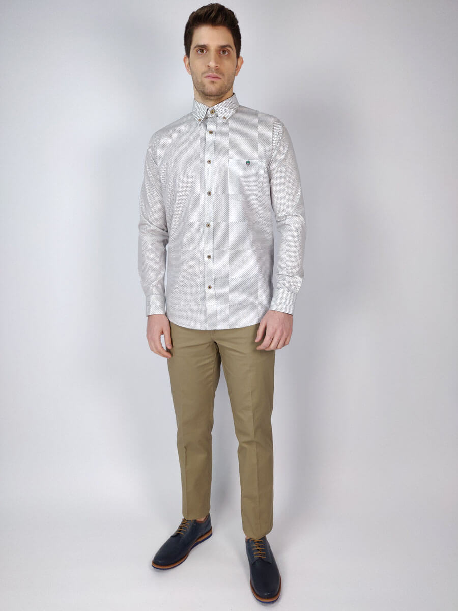Visconti Πουκάμισο Με Μικροσχέδιο