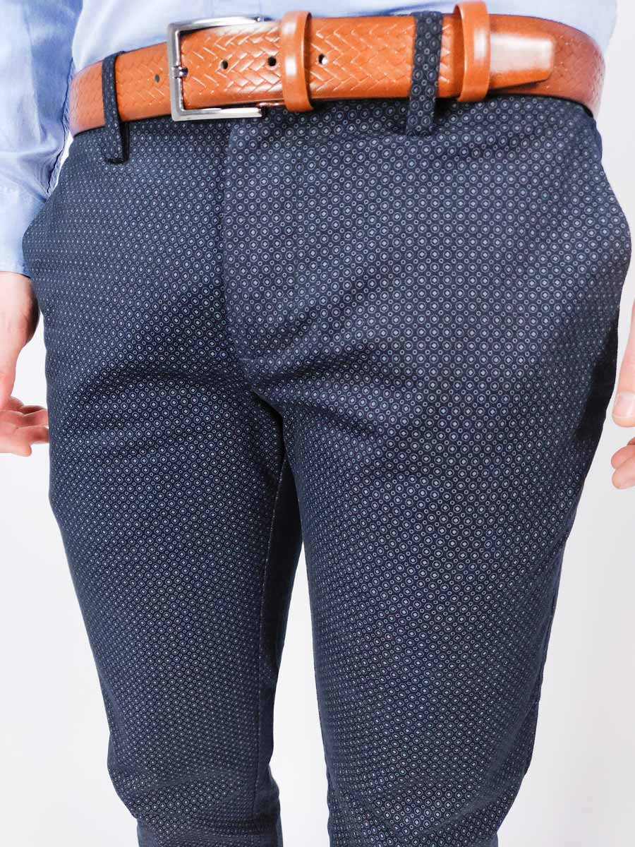 GioS Παντελόνι Chinos Με Μικροσχέδιο