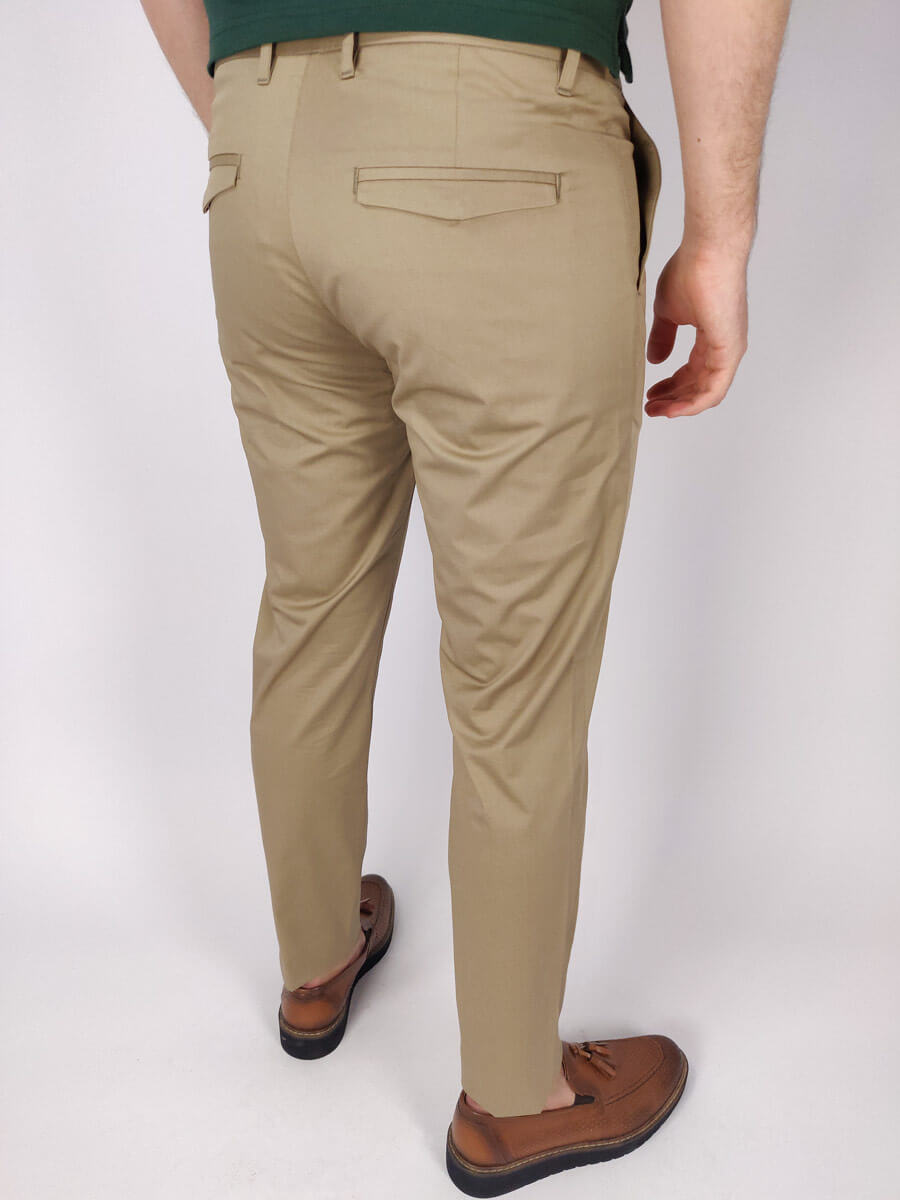 Macan Παντελόνι Chinos Με Πιέτες
