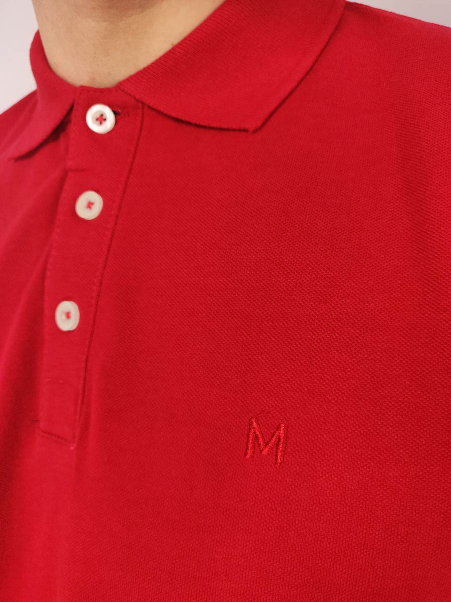 Marcus Μπλούζα Πόλο - Κόκκινο - 27-200020 CASPIAN