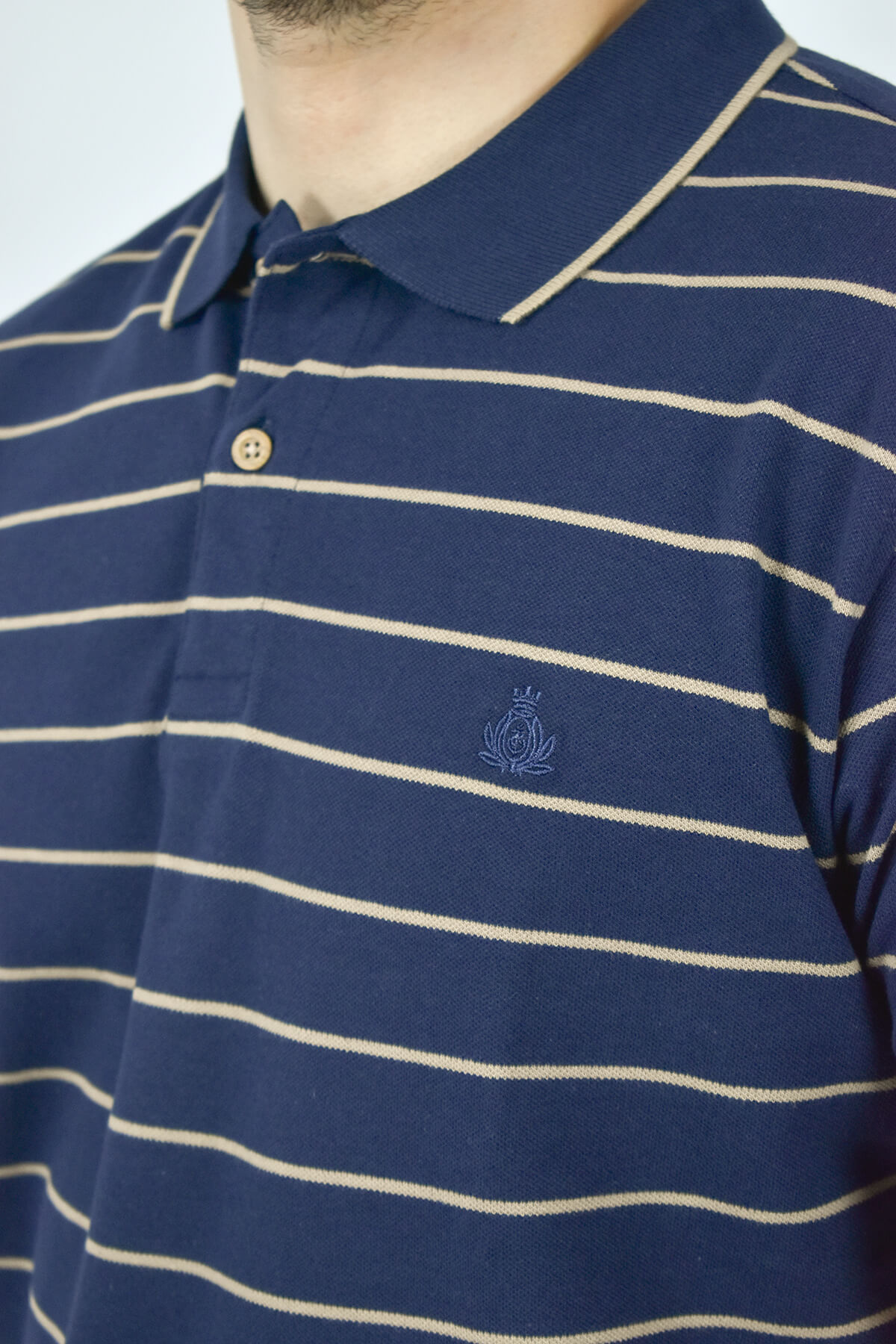 Visconti Μπλούζα Πόλο Με Ρίγες - Σκούρο‌‌ μπλε - 2708