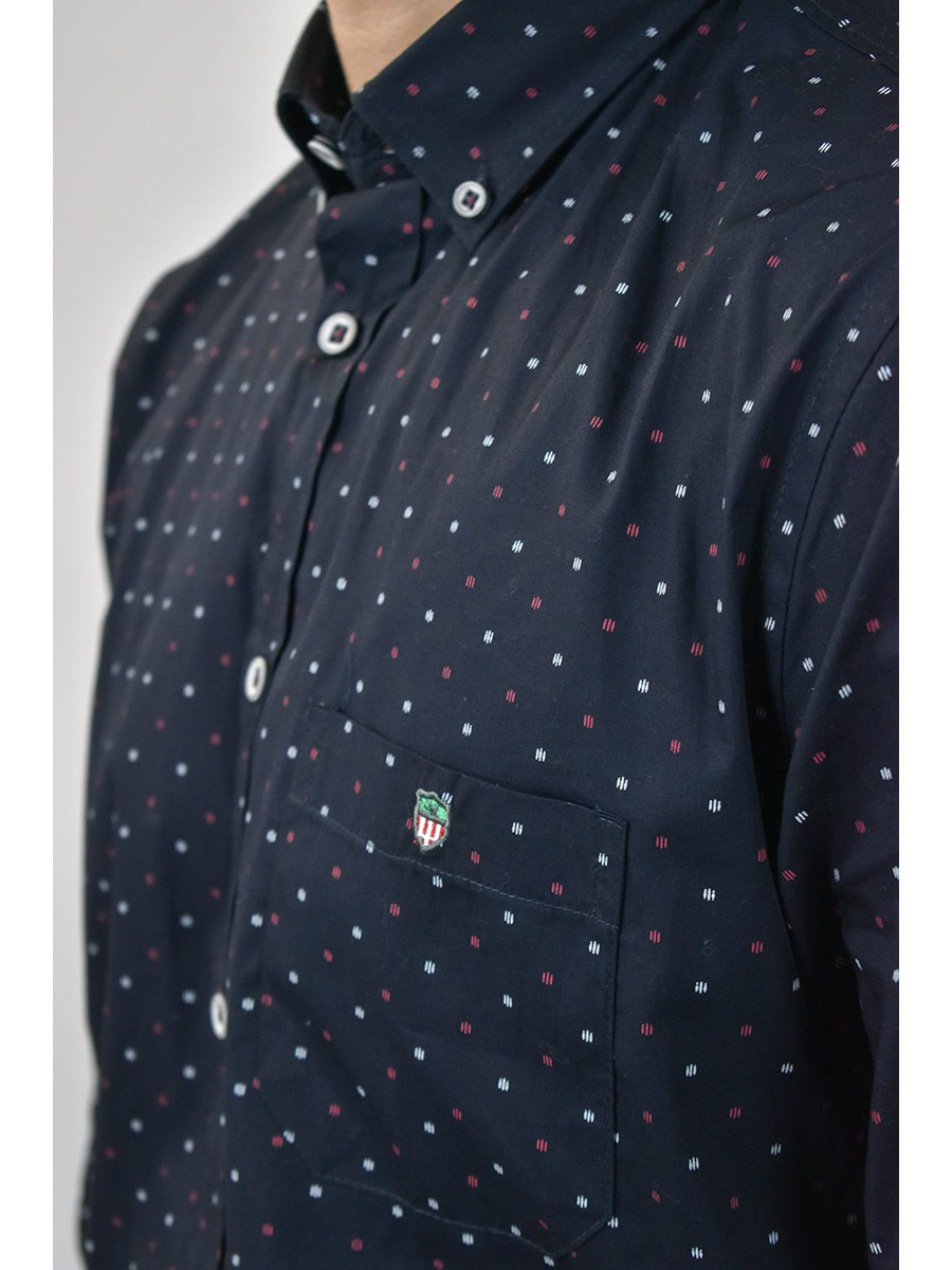 Visconti Πουκάμισο Με Σχέδιο - Σκούρο‌‌ μπλε