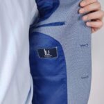 Leonardo Uomo Σακάκι Γαλάζιο Regular Fit