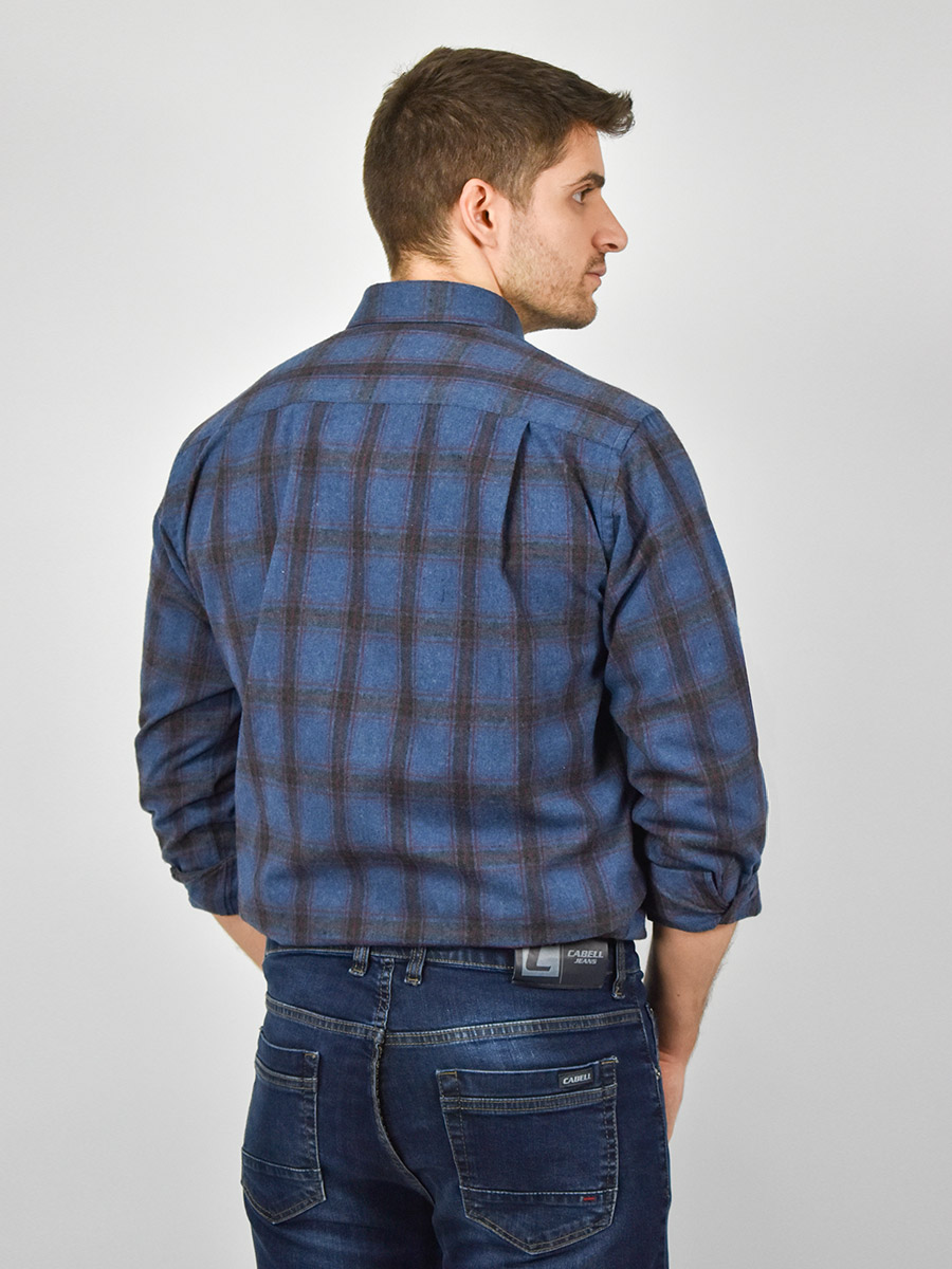 Antonio Morello Καρό Πουκάμισο Από Φανέλα