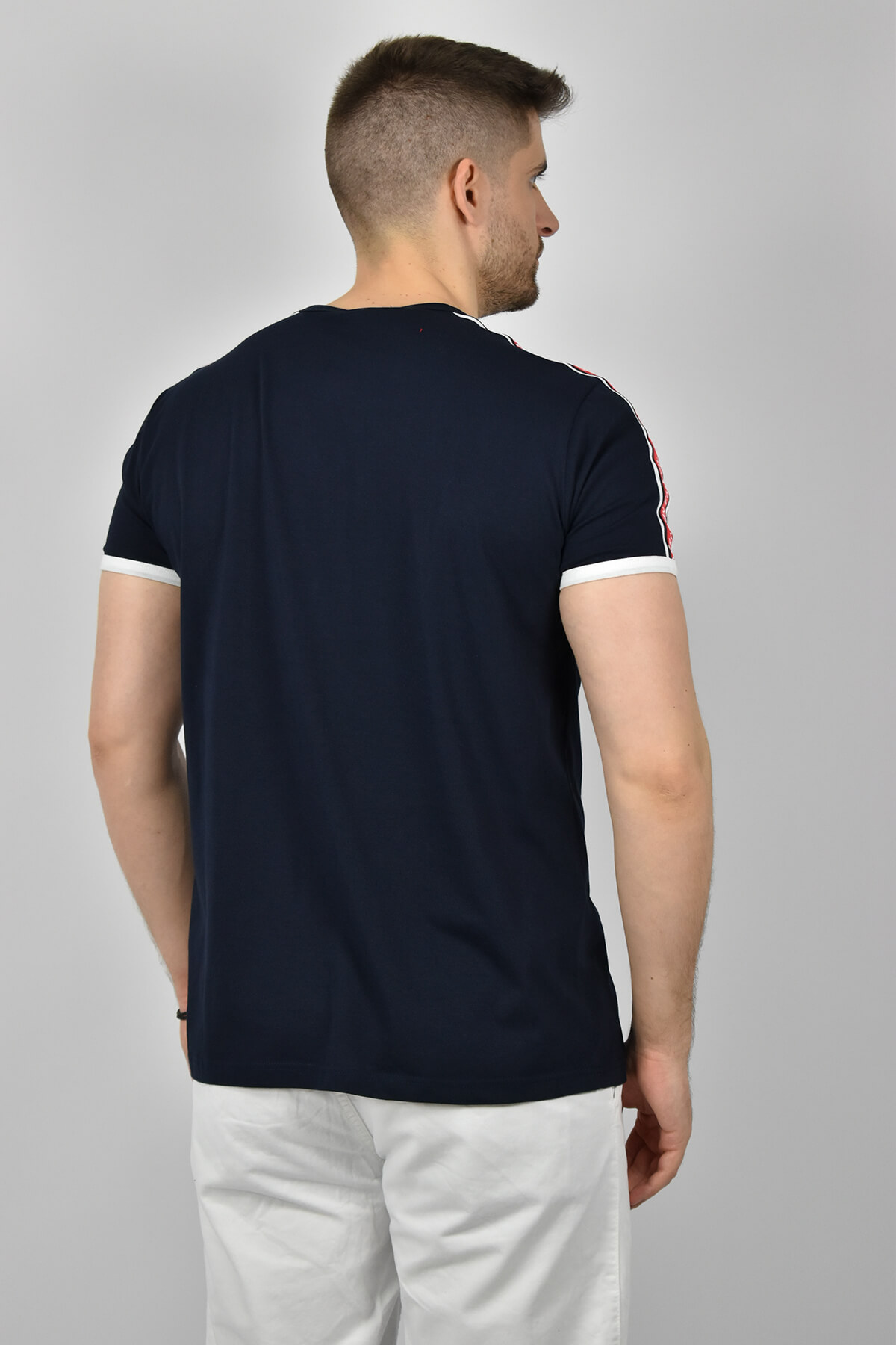 MRT Martini T-shirt Με Ρίγες - Σκούρο‌‌ μπλε - 70687