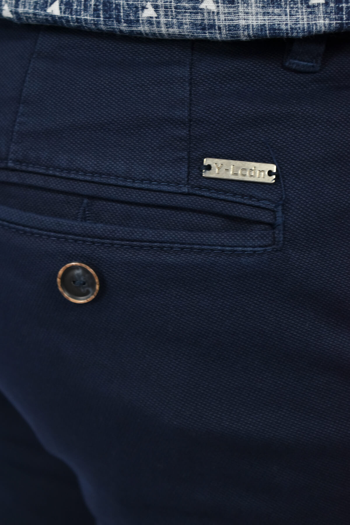 Lcdn Παντελόνι Chinos Ανάγλυφο Σχέδιο