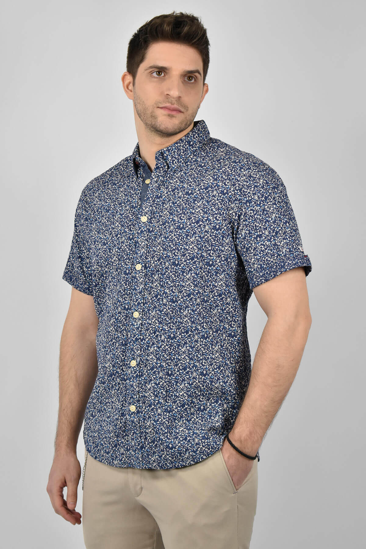 Petrol Industries Short-sleeved shirt With All-Over Print