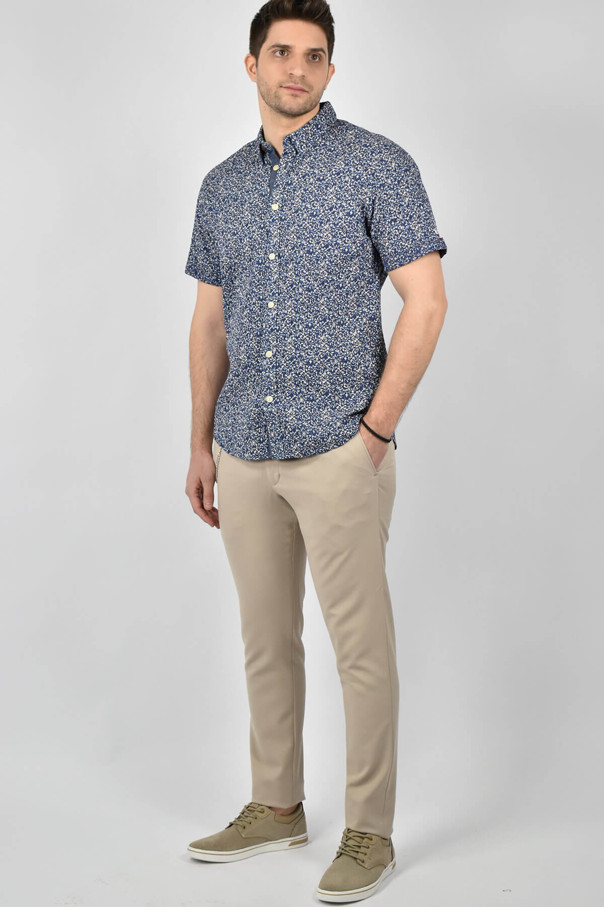 Petrol Industries Short-sleeved shirt With All-Over Print