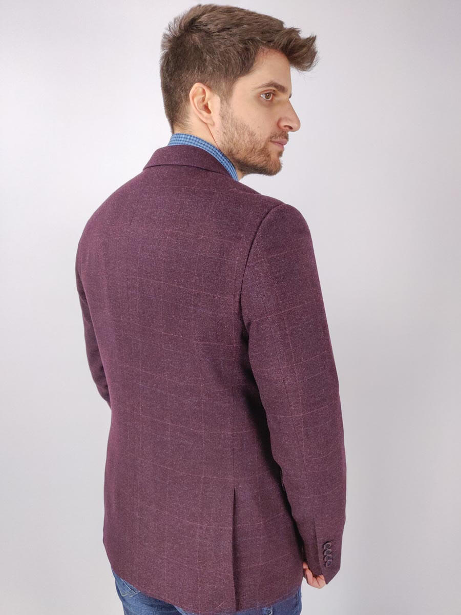 Leonardo Uomo Σακάκι Καρό