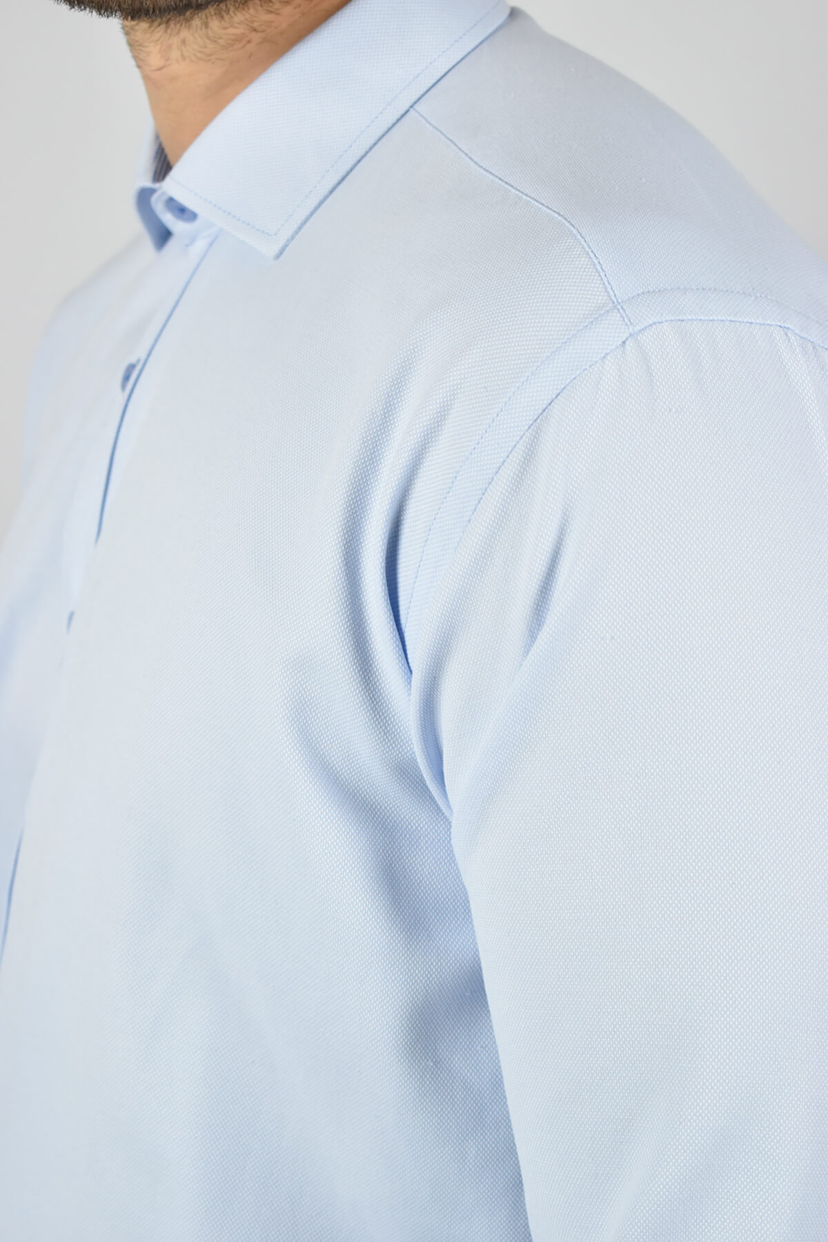 Men's Shirts Leonardo Uomo Blue