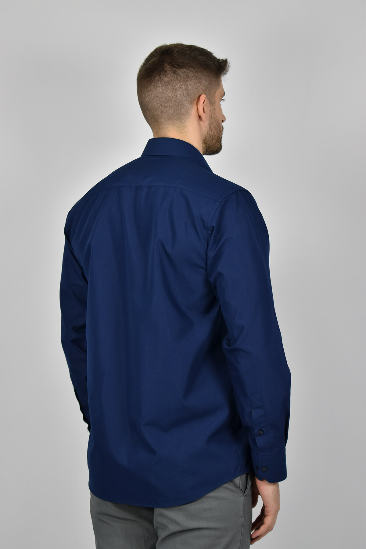Leonardo Uomo Πουκάμισο - Σκούρο‌‌ μπλε - S20LU01DACRON