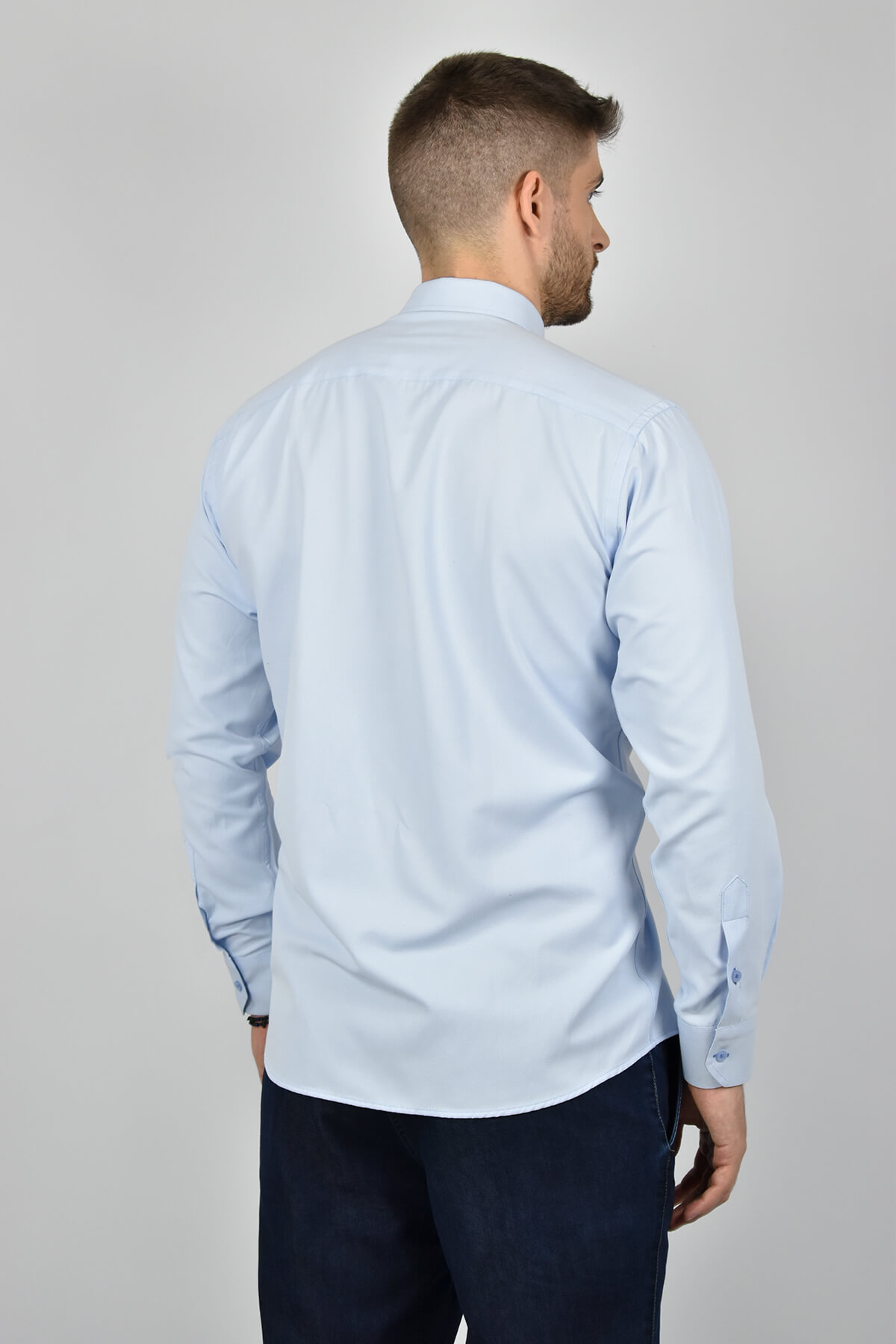 Men's Shirts Leonardo Uomo Blue