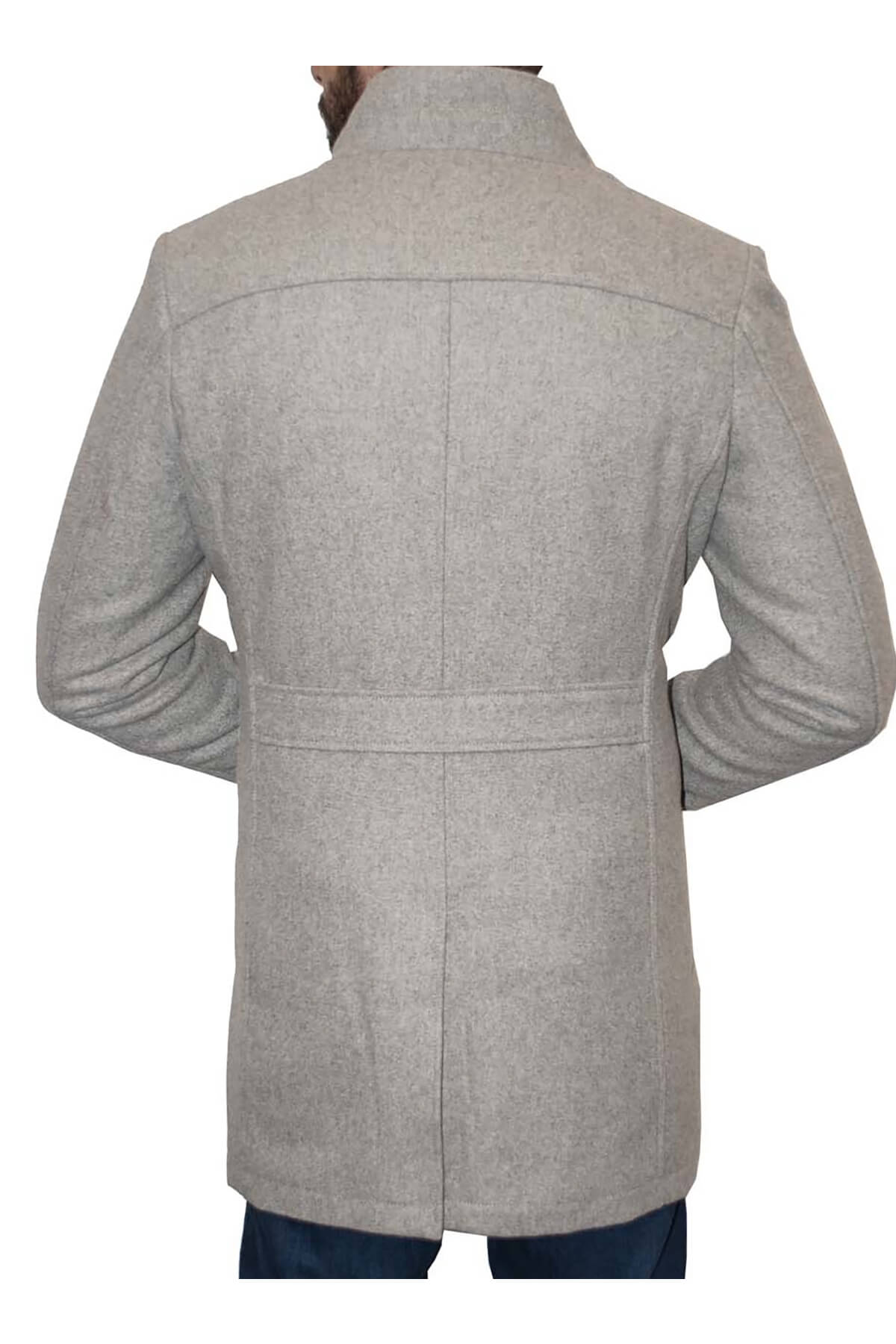 Leonardo Uomo Single-Breasted Wool-Blend Coat