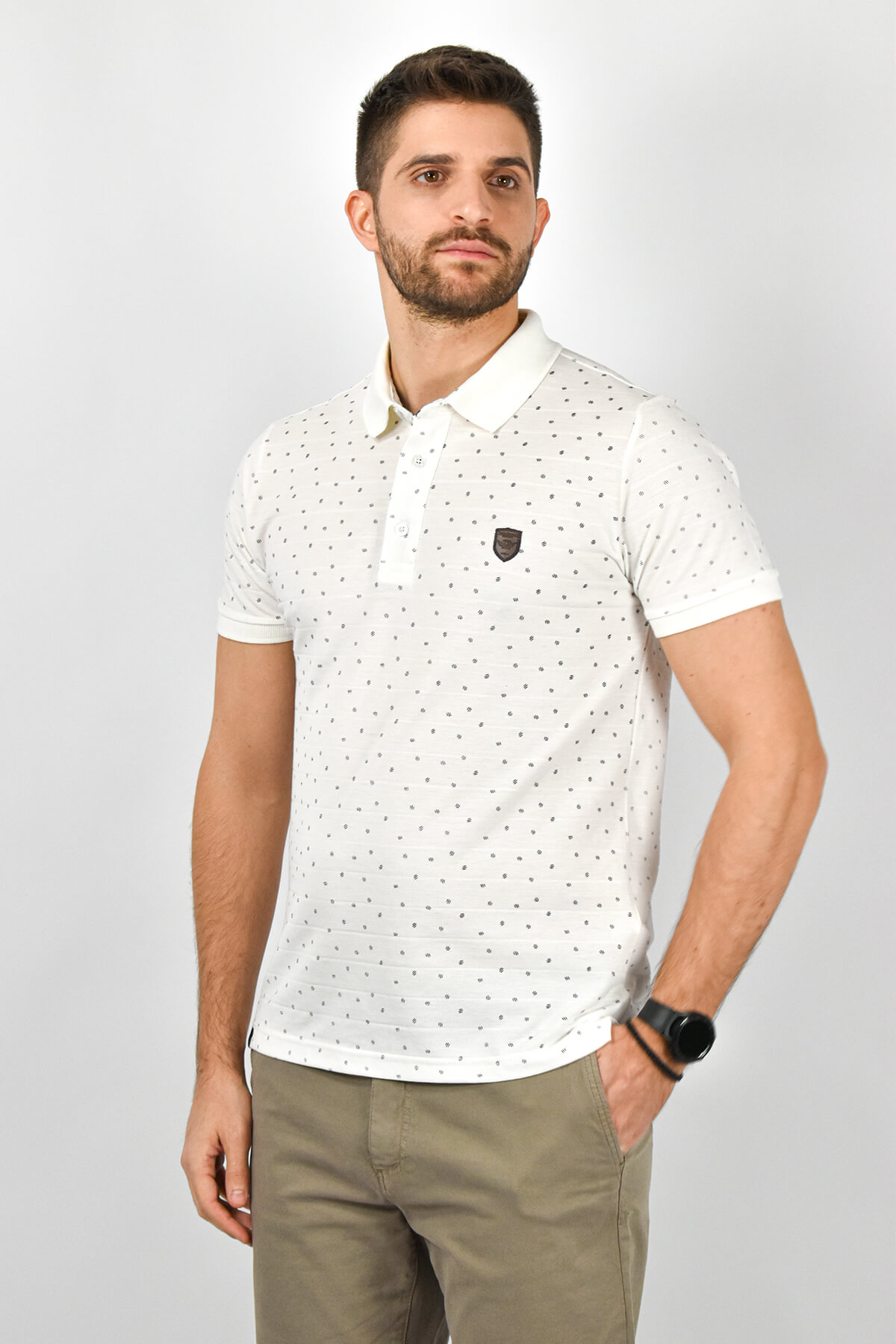 Side Effect Printed Polo Shirt