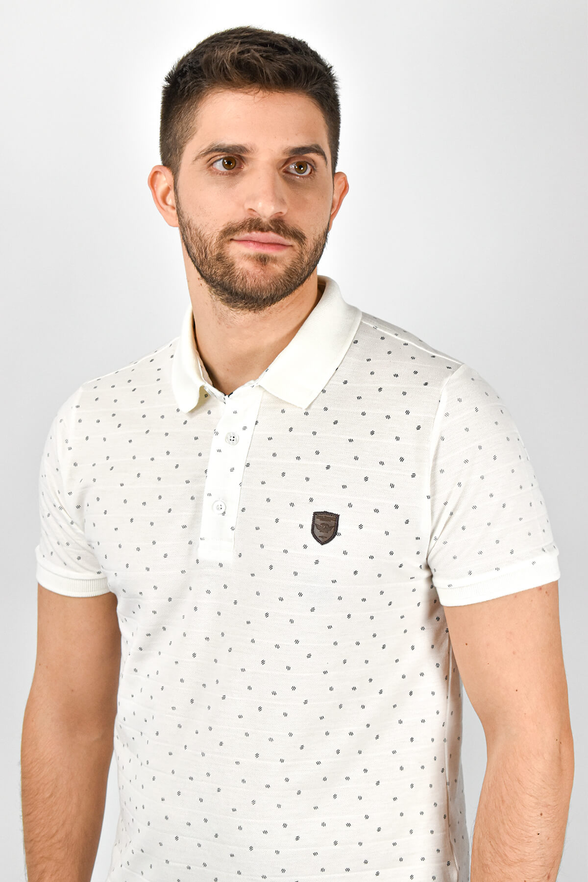 Side Effect Printed Polo Shirt