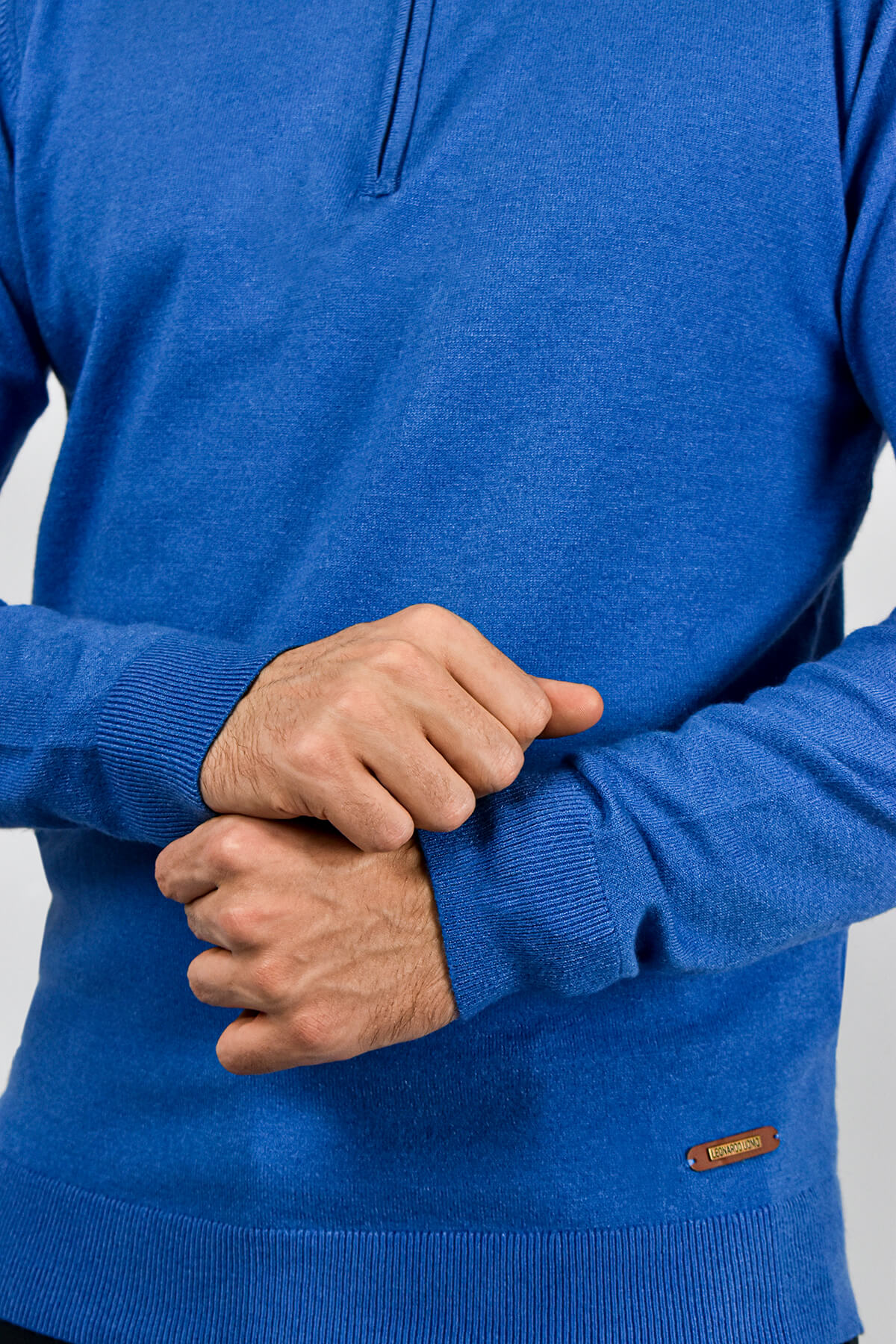 Leonardo Uomo Πουλόβερ Με Φερμουάρ