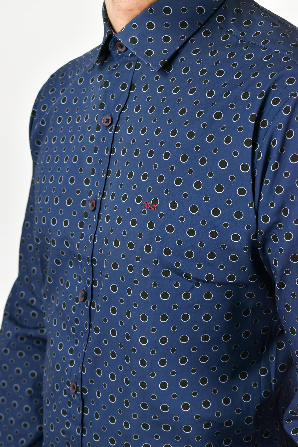 GioS Πουκάμισο Με Μικροσχέδιο