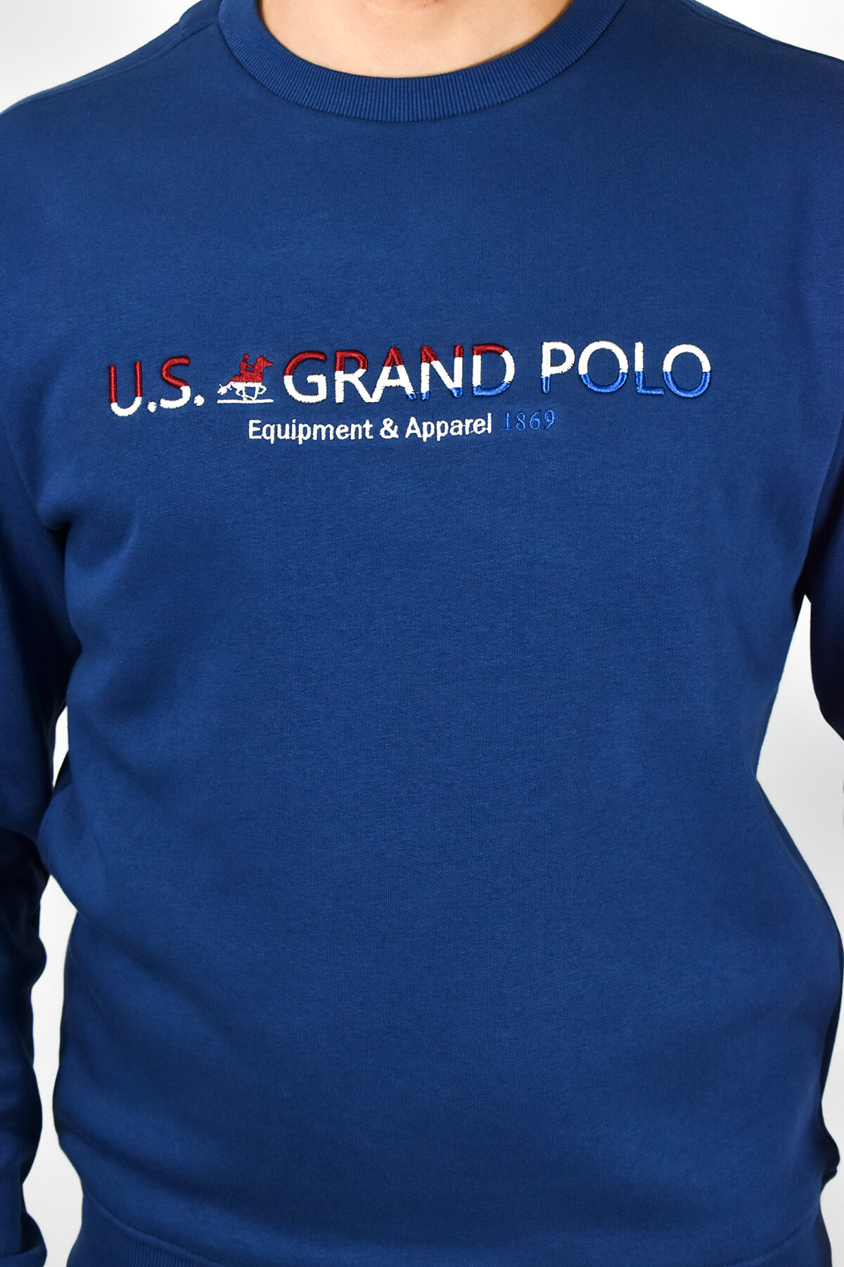U.S. Grand Polo Μπλουζα Φούτερ Mε Λογότυπο