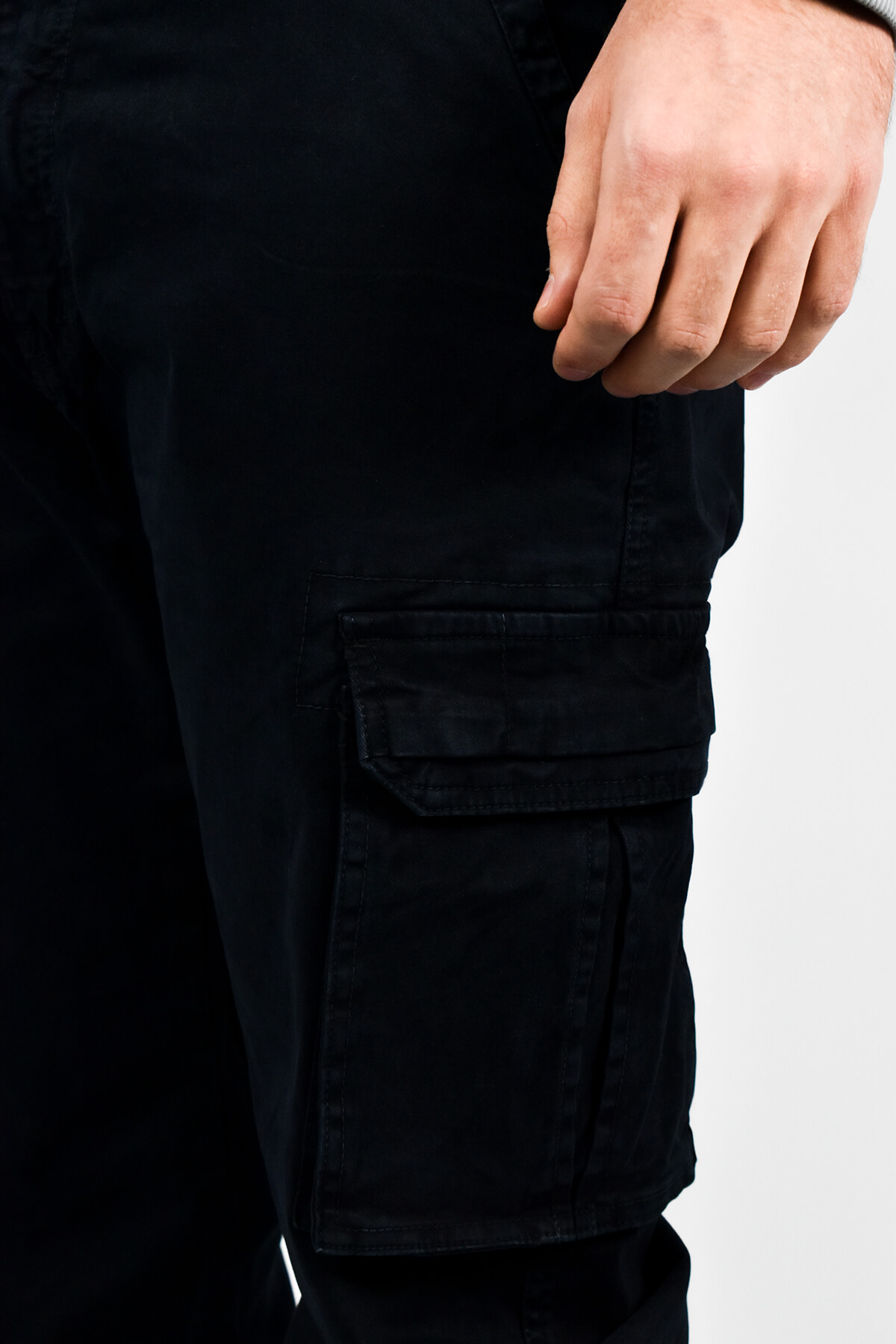 Urbane Fashion Παντελόνι Cargo Petrian - Σκούρο‌‌ μπλε - 2150B