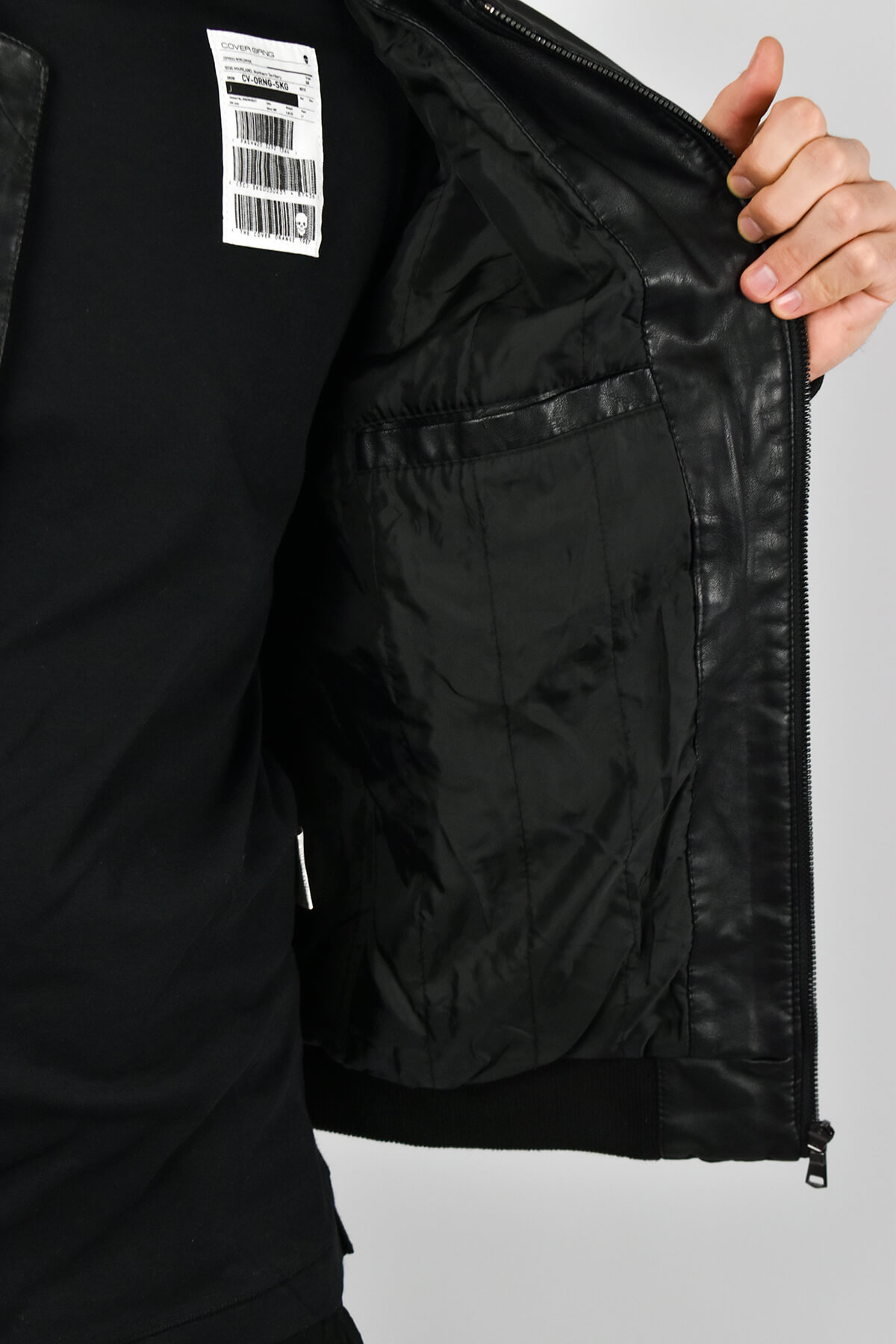 Urbane Fashion Δερμάτινο Μπουφάν