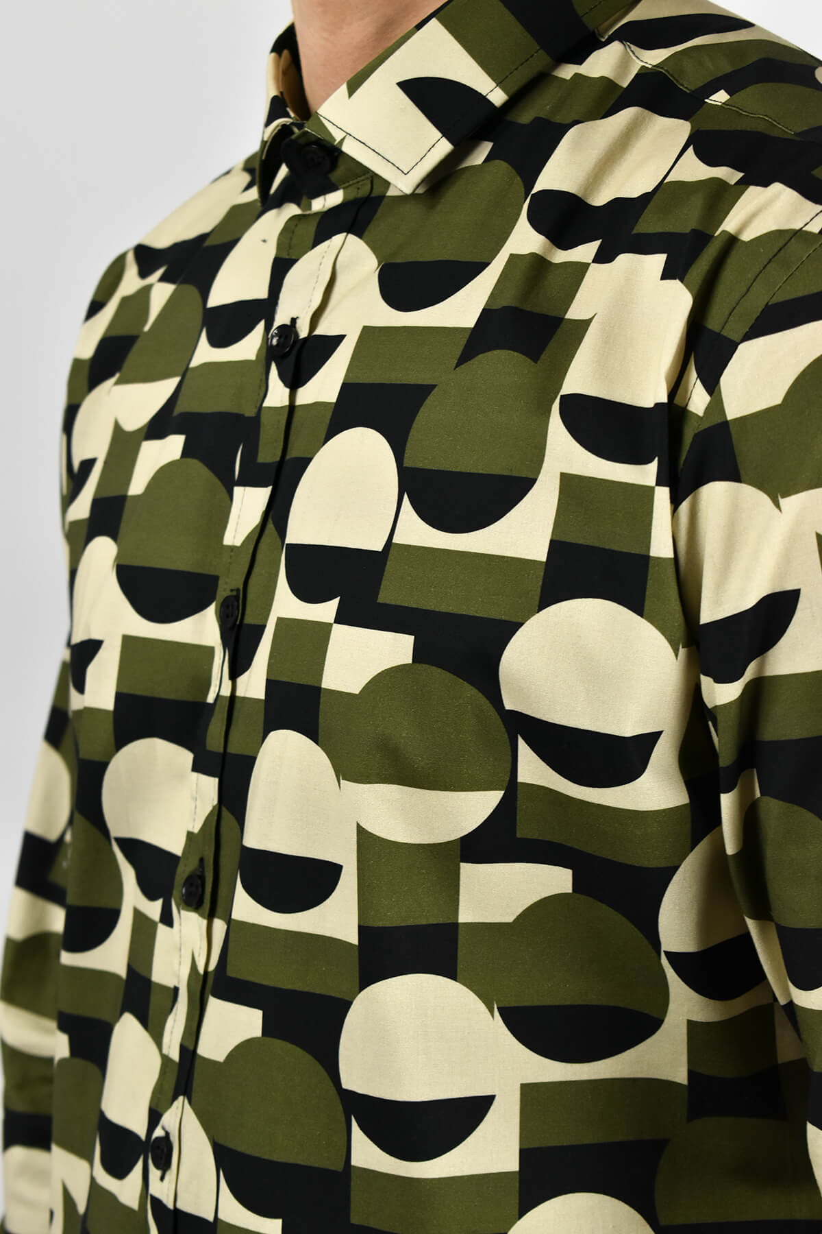 Makan Πουκάμισο Με Σχέδιο Bocio