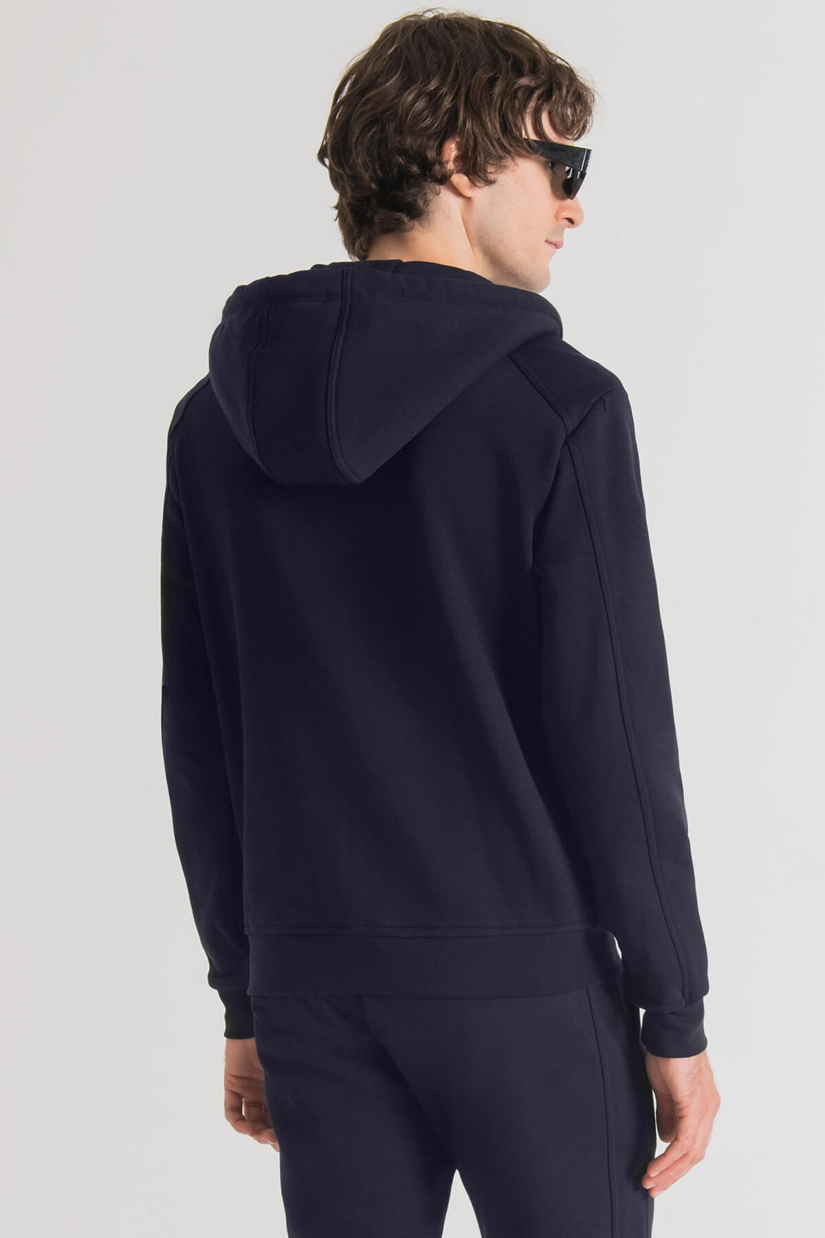 Antony Morato Ζακέτα Φούτερ Με Τυπωμένο Λογότυπο - Σκούρο‌‌ μπλε