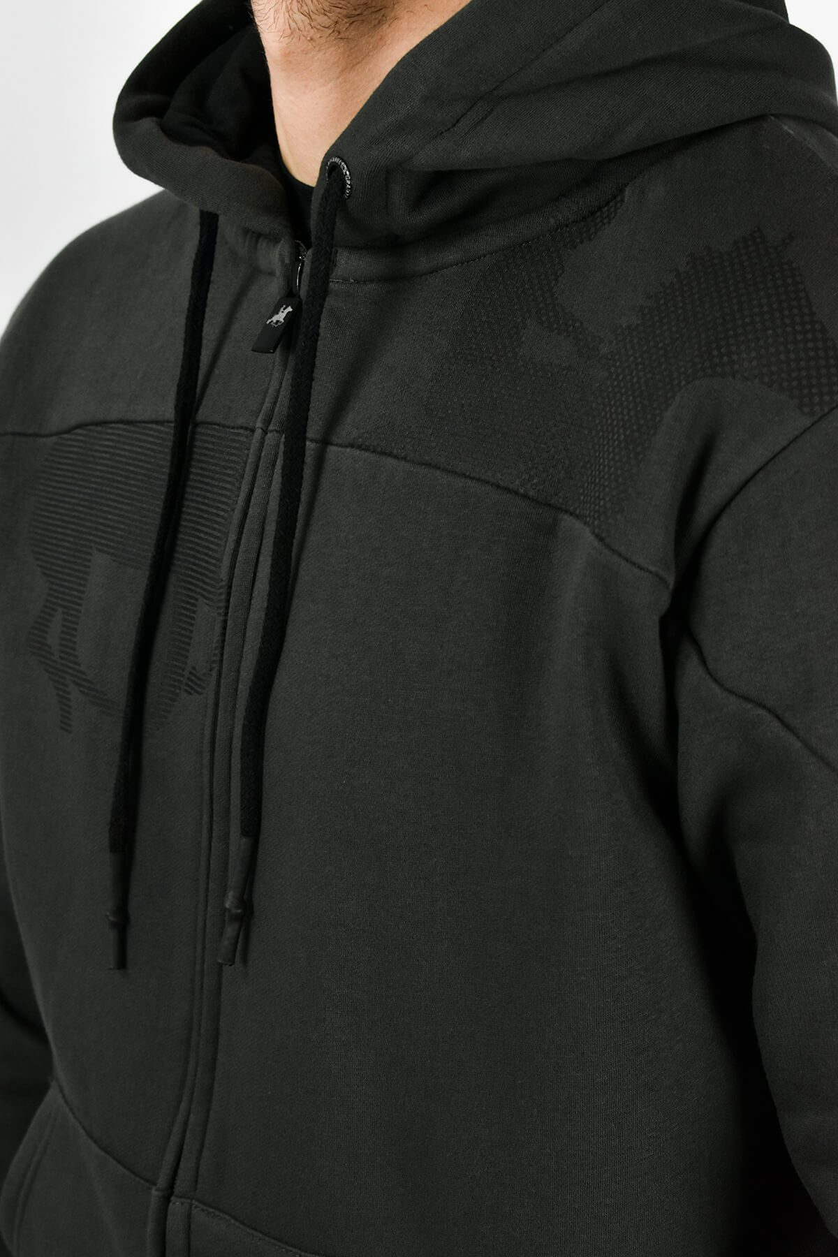 U.S. Grand Polo Φούτερ Ζακέτα Με Κουκούλα