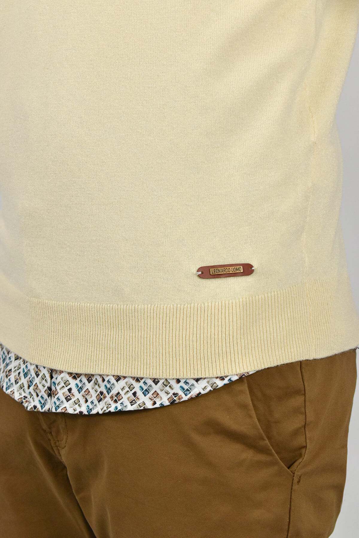 Leonardo Uomo Πουλόβερ Με Φερμουάρ