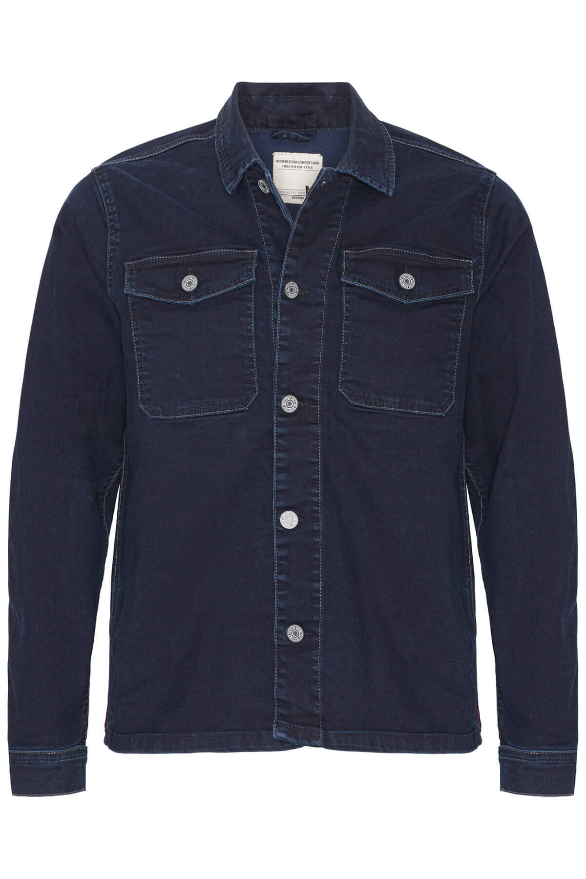 Marcus Denim Overshirt Basil 2123 - Σκούρο‌‌ μπλε