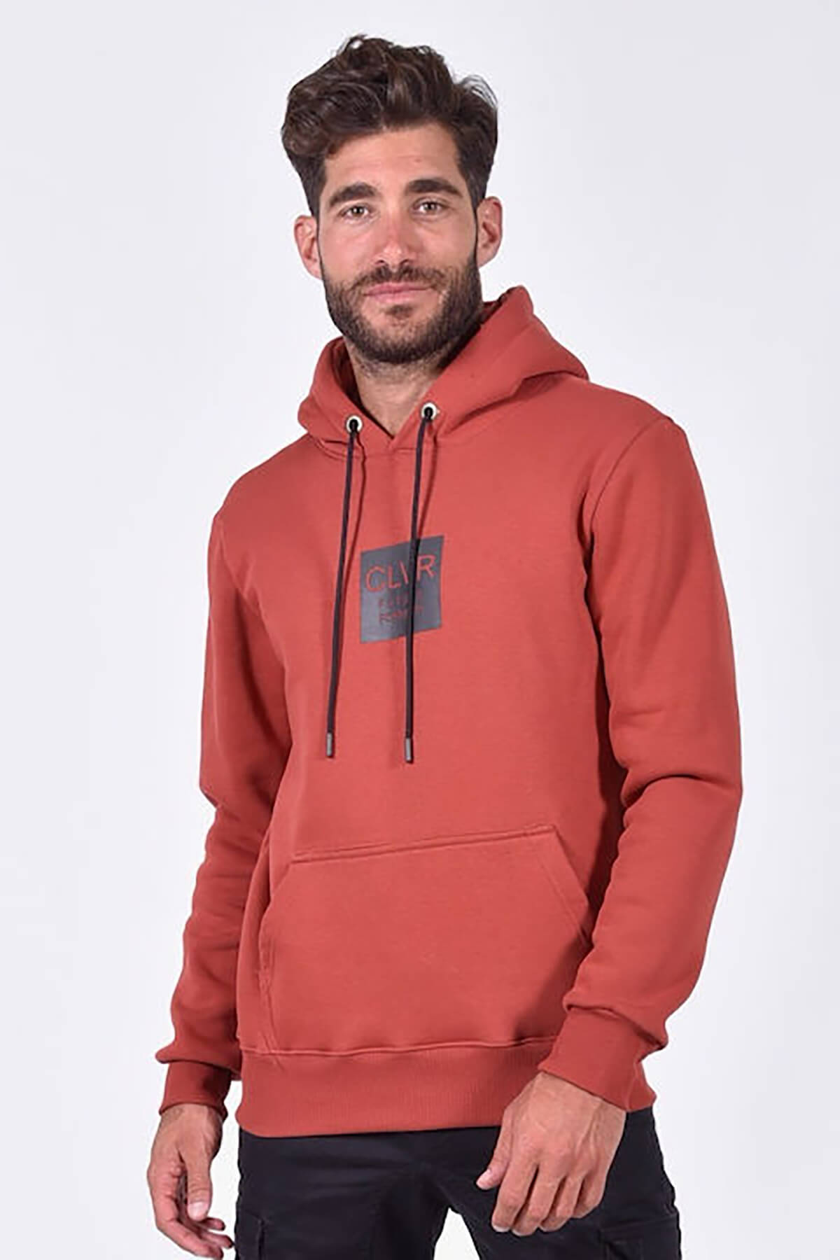 Clever Μπλούζα Φούτερ Με Κουκούλα