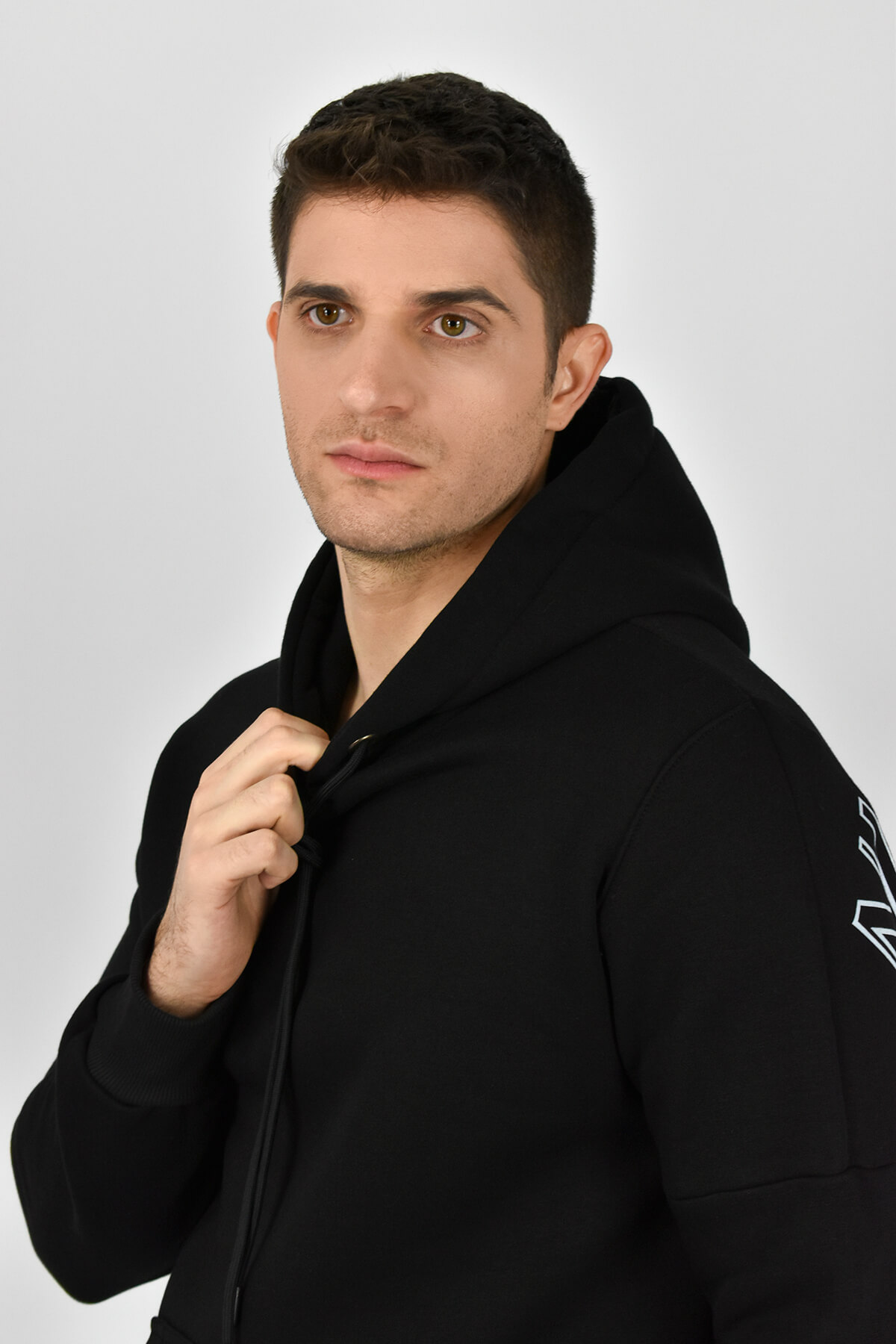 Clever Μπλούζα Φούτερ Με Κουκούλα