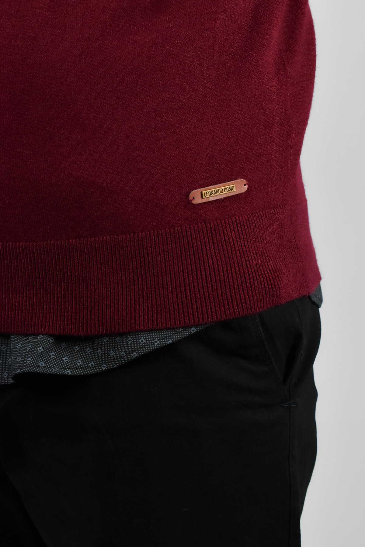 Leonardo Uomo Πουλόβερ Με Φερμουάρ