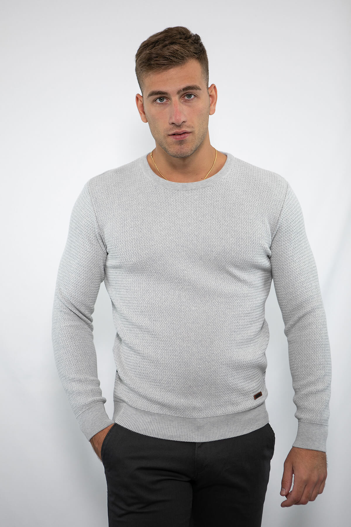 Side Effect Πουλόβερ Με Ανάγλυφο Σχέδιο