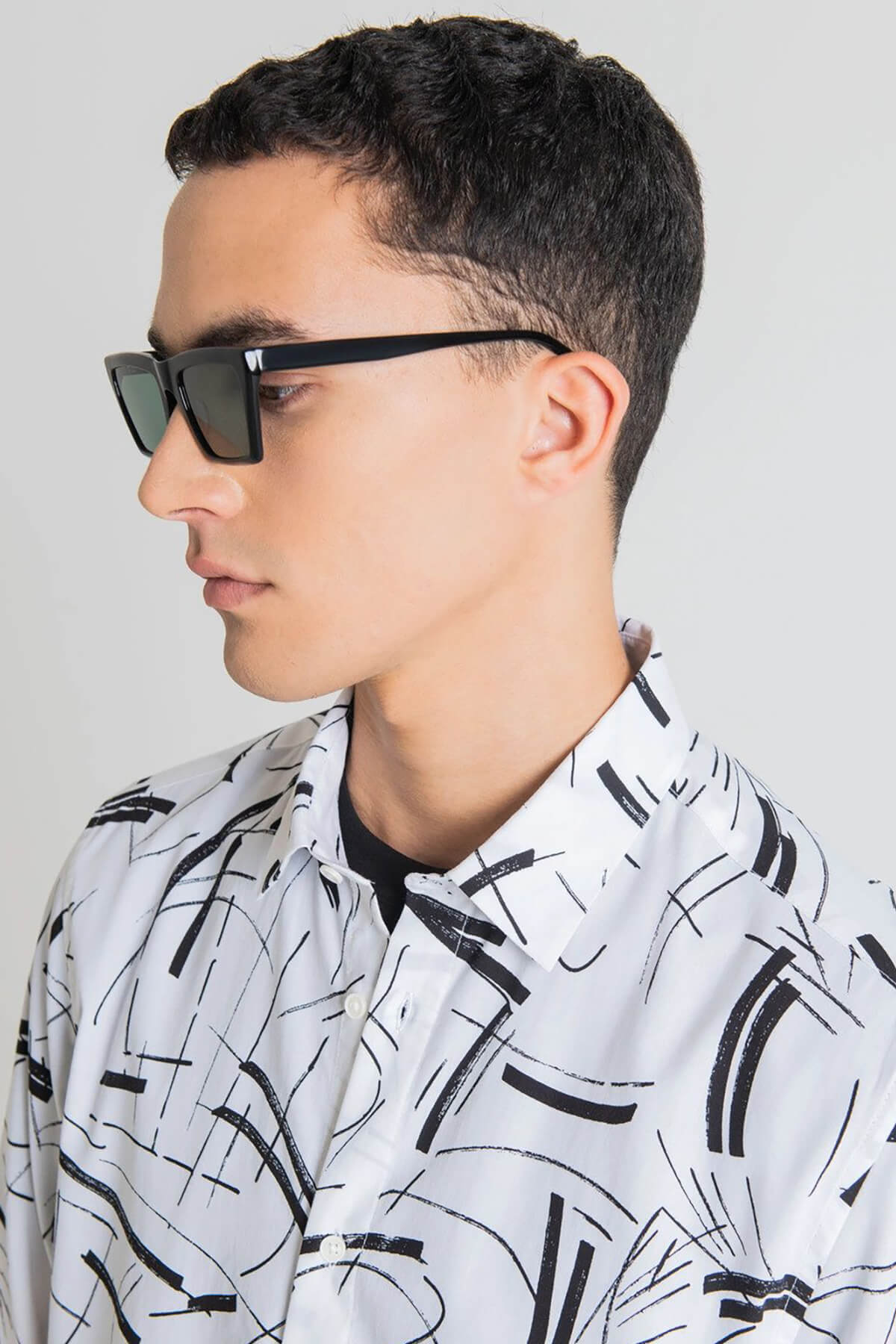 Antony Morato Straight Fit Shirt With All-Over Print Barcelona