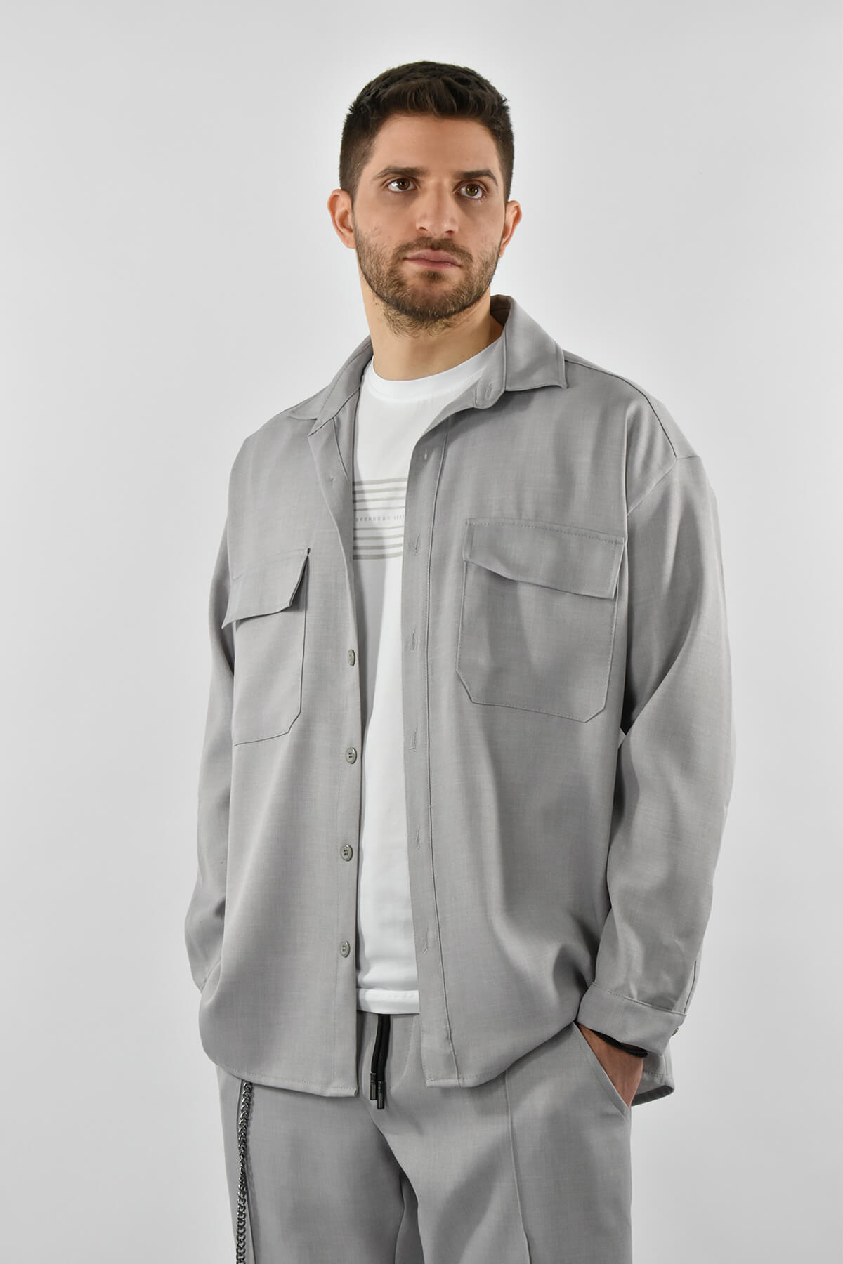 JustWest Fashion Set Trouser Shirt