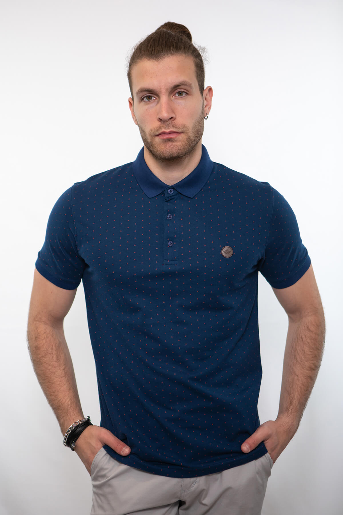 Side Effect Printed Polo Shirt