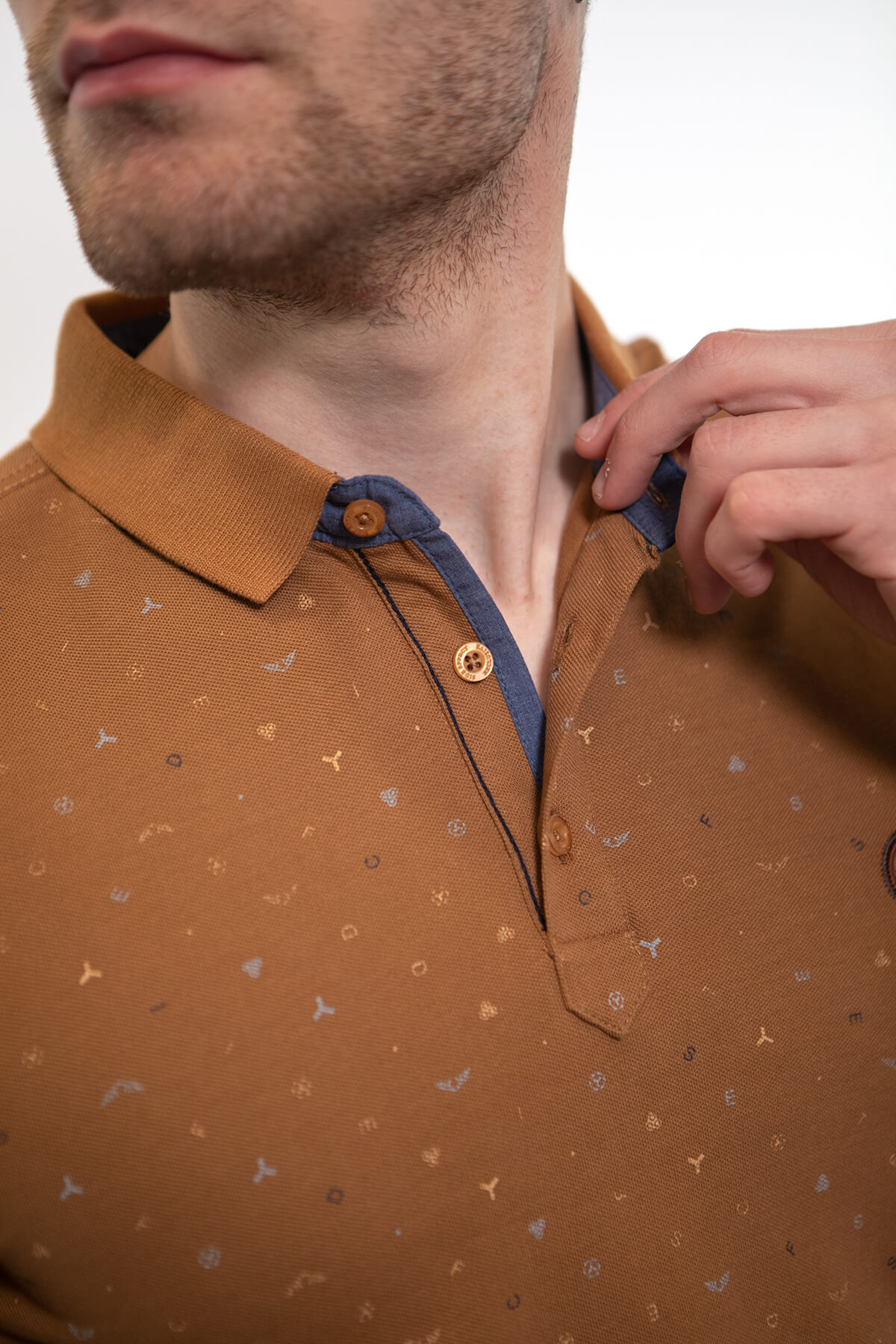 Side Effect Μπλούζα Πόλο Με Μικροσχέδιο