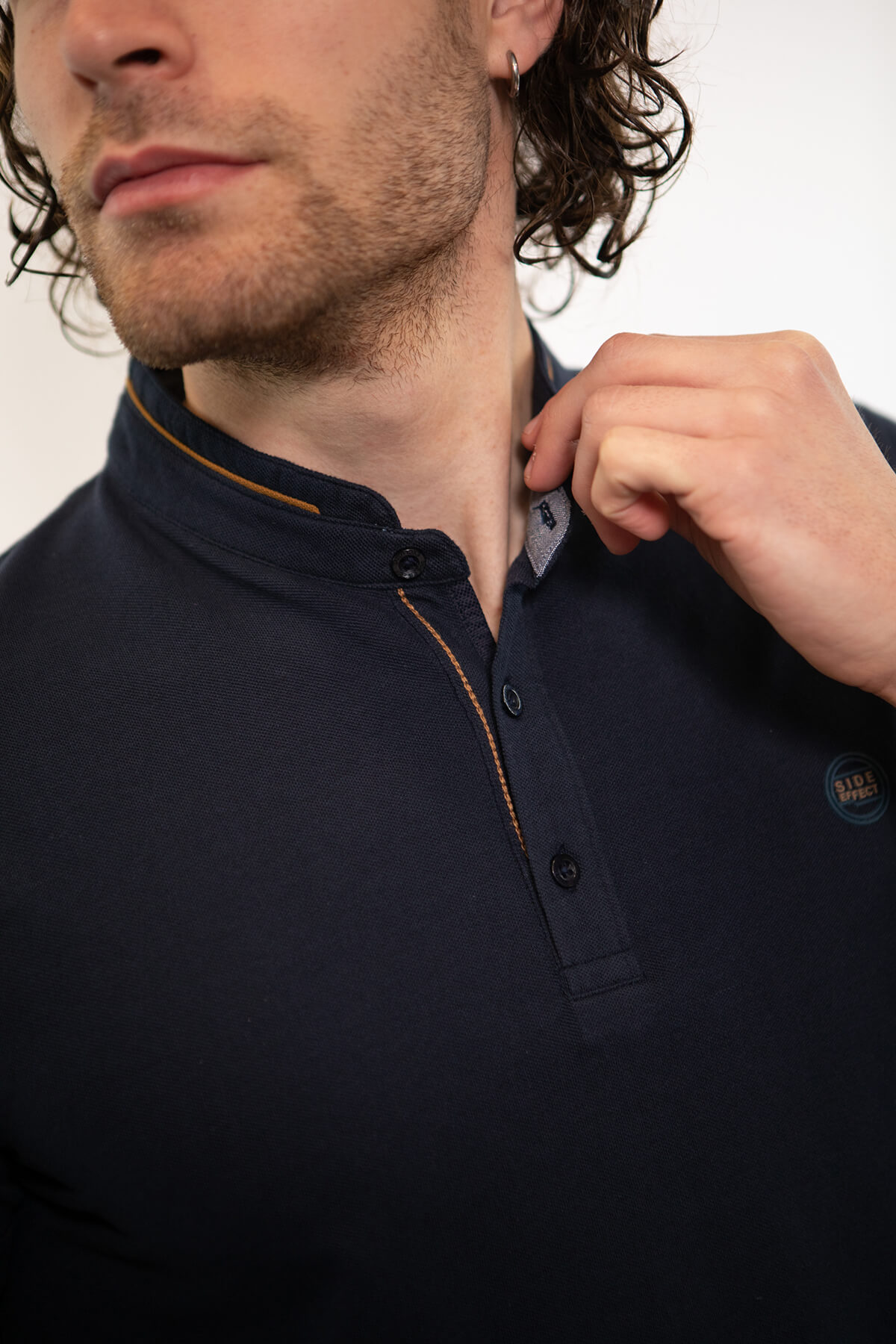 Side Effect Μπλούζα Πόλο - Σκούρο‌‌ μπλε