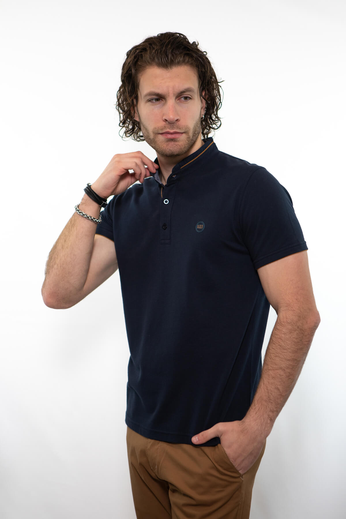 Side Effect Μπλούζα Πόλο - Σκούρο‌‌ μπλε