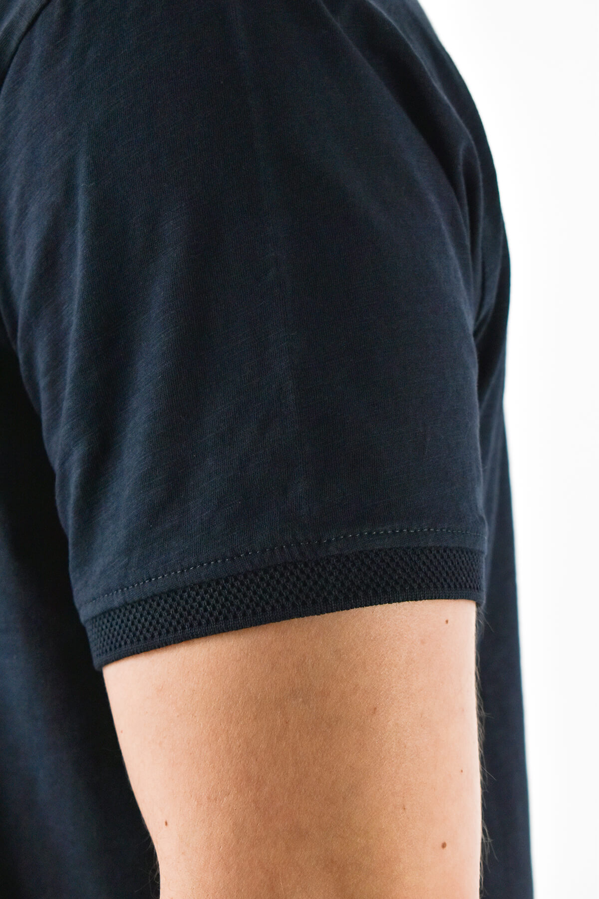 Visconti T-shirt Σε Φλάμα Με Κουμπιά - Σκούρο‌‌ μπλε - 2750