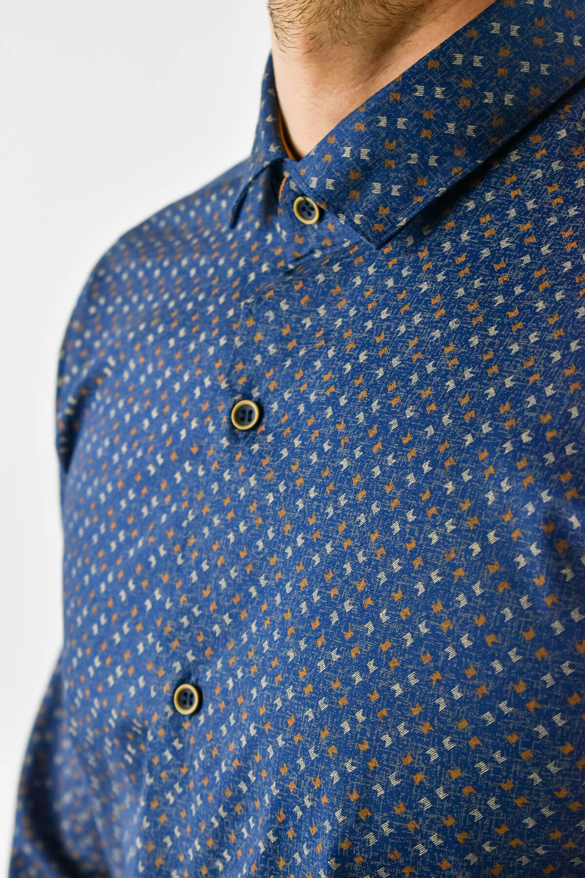 Endeson Πουκάμισο Με Μικροσχέδιο