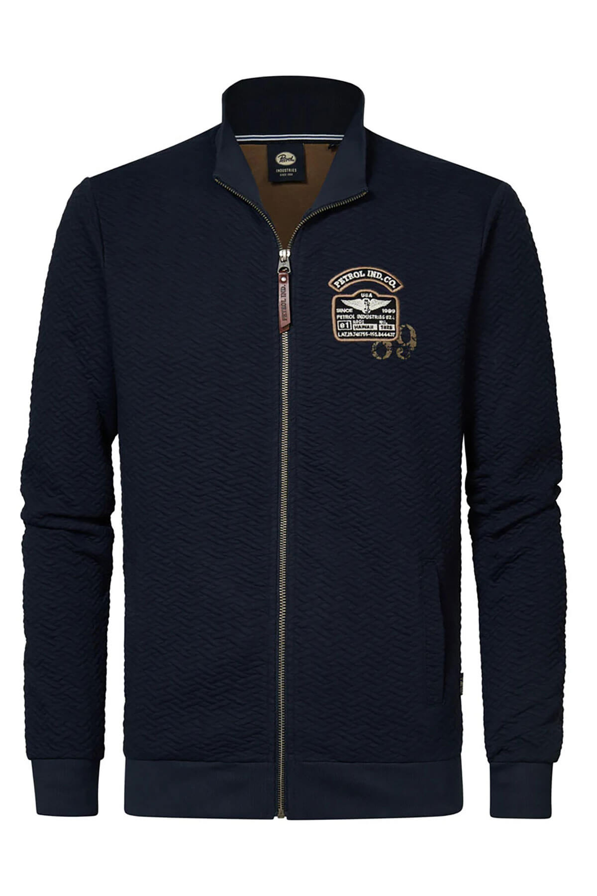 Petrol Industries Vintage Look Ζακέτα Harmony - Σκούρο‌‌ μπλε