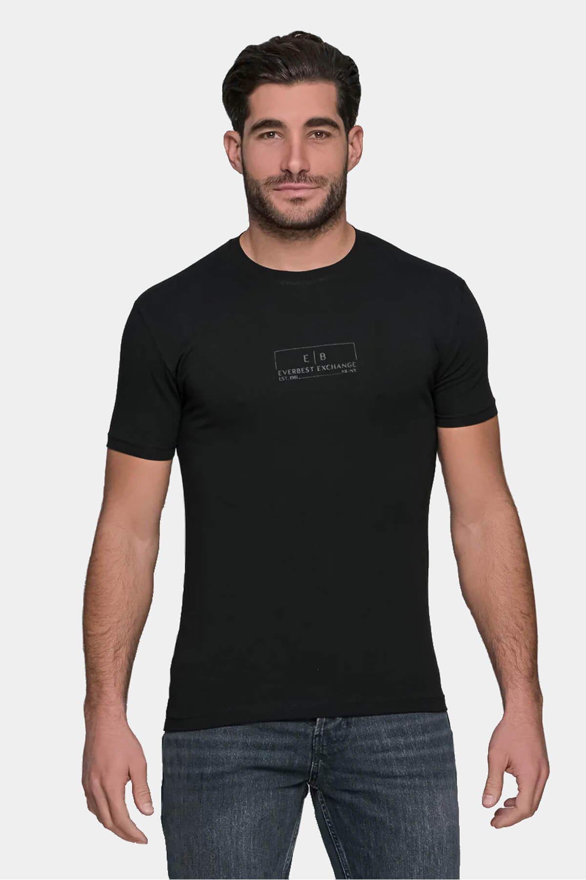 Everbest Logo Printed T-Shirt Tone To Tone