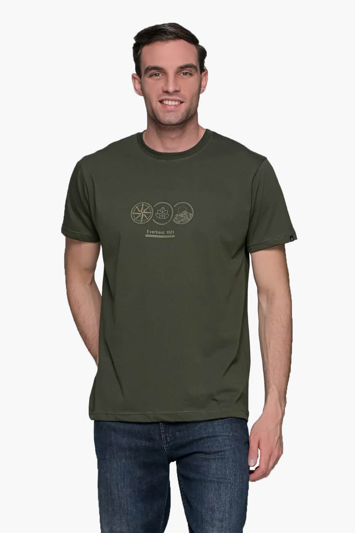 Everbest T-Shirt Με Σχέδιο Capillary Circle